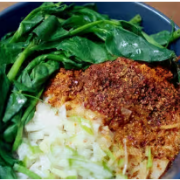 Oil-Spilled Noodles With Greens 油泼面