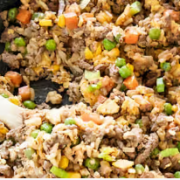 Spicy Beef Fried Rice 麻辣牛肉炒饭