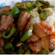 Twice Cooked Pork Belly With Rice 回锅肉盖饭